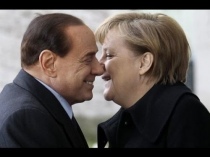 Silvio Berlusconi e Angela Merkel